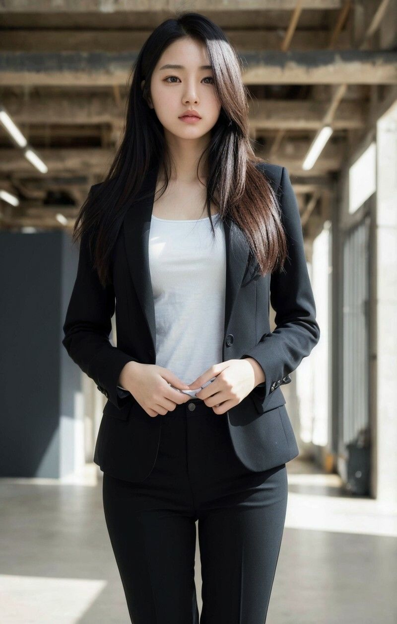 サンプル画像2:【美女名録】vol9.7  秘書の誘惑。冷たくても、惹かれてしまう。 198枚  【AIグラビア写真集】(AI美女制作参謀本部4課) [d_622768]