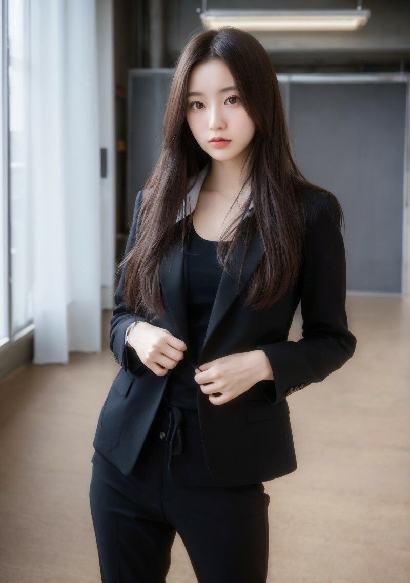 サンプル画像3:【美女名録】vol9.7  秘書の誘惑。冷たくても、惹かれてしまう。 198枚  【AIグラビア写真集】(AI美女制作参謀本部4課) [d_622768]