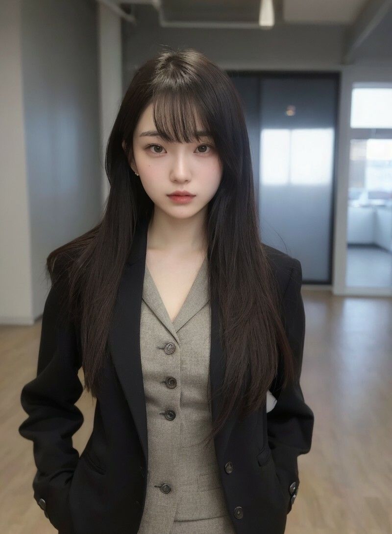 サンプル画像4:【美女名録】vol9.7  秘書の誘惑。冷たくても、惹かれてしまう。 198枚  【AIグラビア写真集】(AI美女制作参謀本部4課) [d_622768]