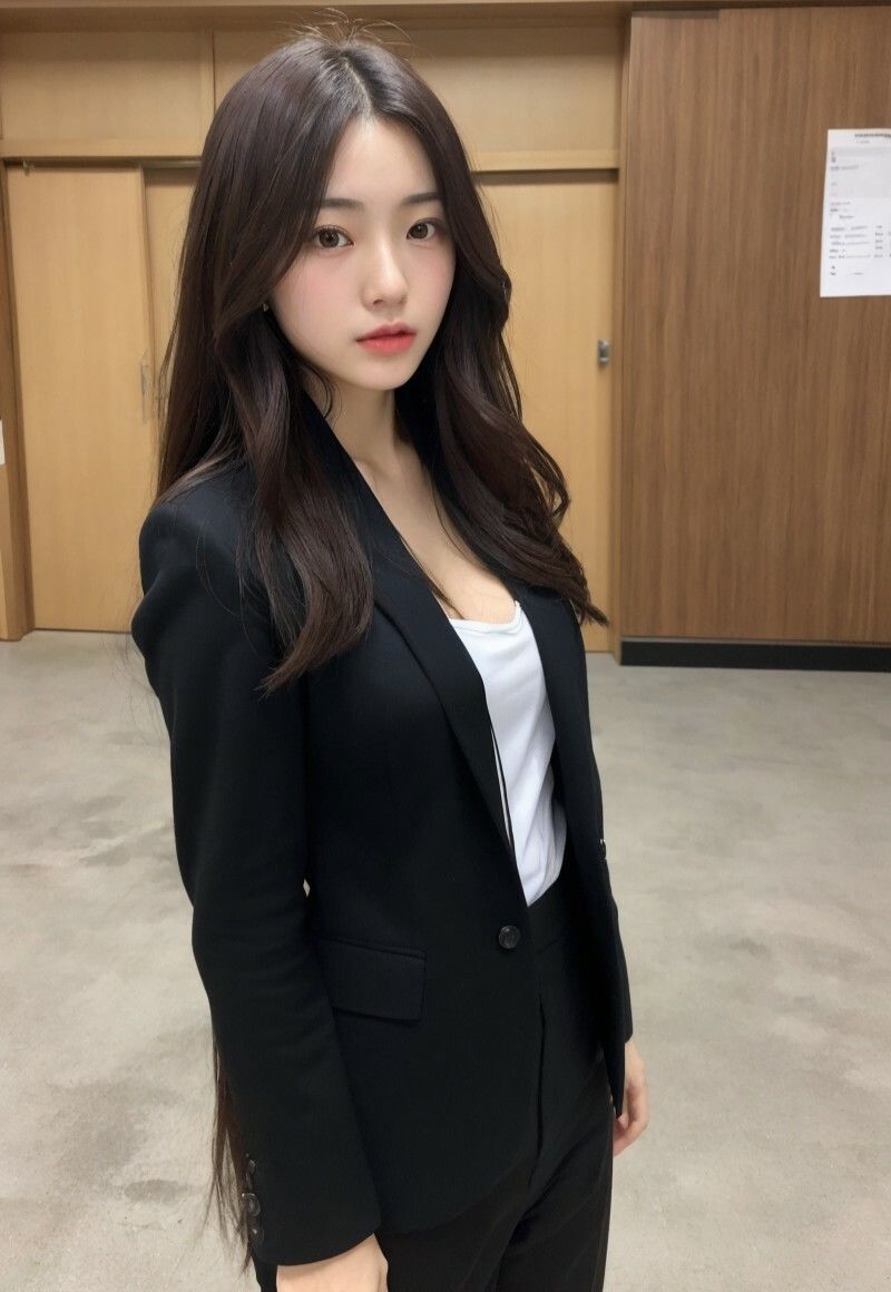 サンプル画像6:【美女名録】vol9.7  秘書の誘惑。冷たくても、惹かれてしまう。 198枚  【AIグラビア写真集】(AI美女制作参謀本部4課) [d_622768]