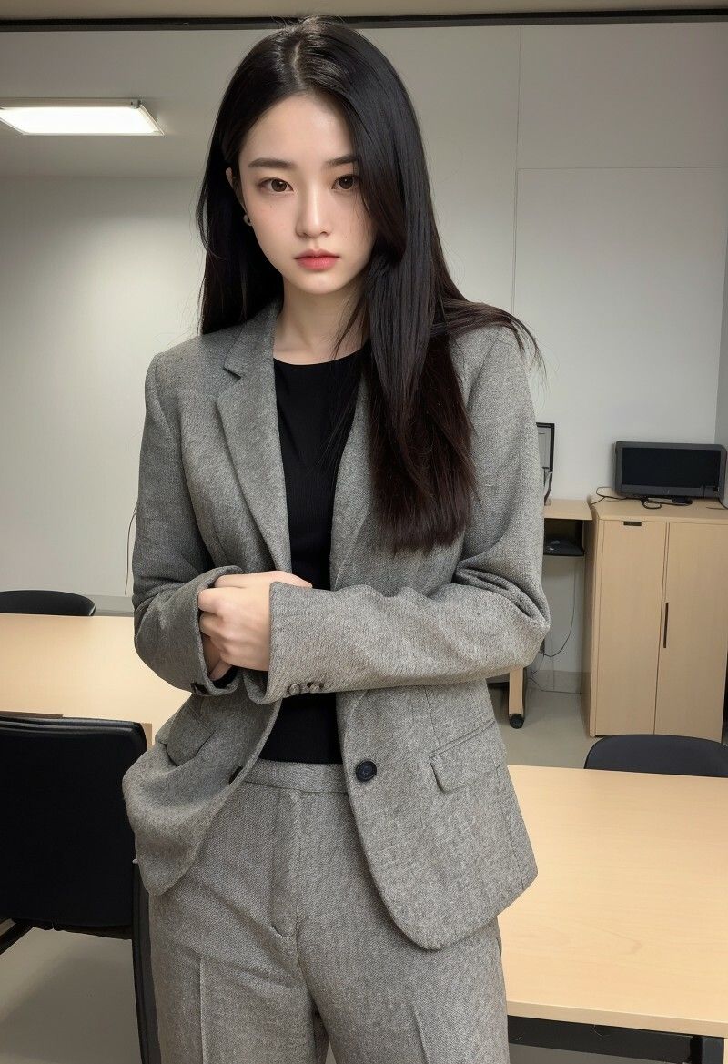 【美女名録】vol9.7 秘書の誘惑。冷たくても、惹かれてしまう。 198枚 【AIグラビア写真集】 画像10
