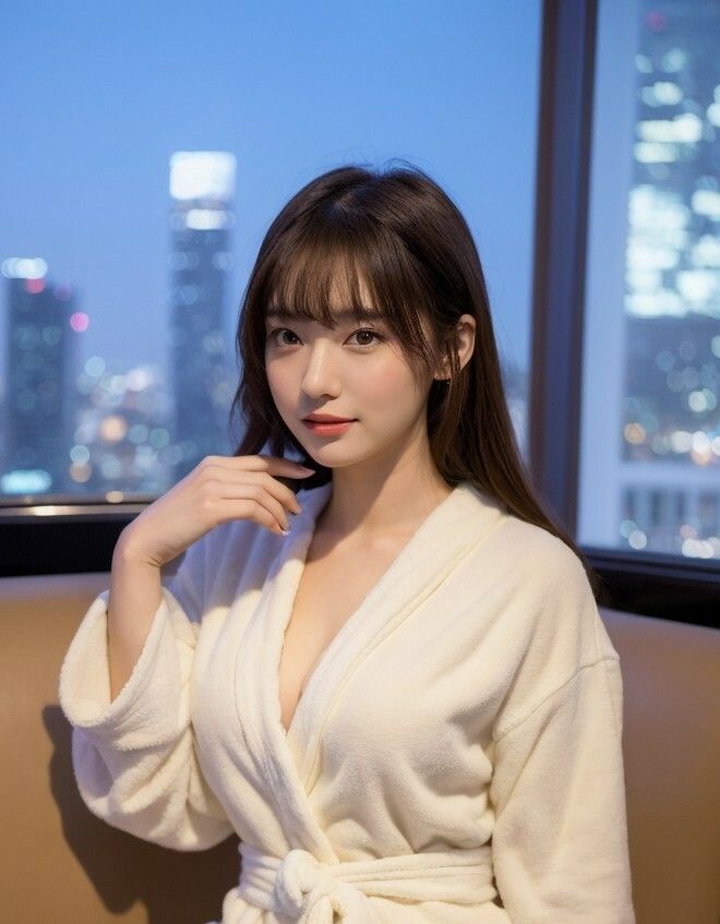 【美女名録】vol6.14 このあと、どうする?─バスローブの誘惑 200枚【AIヌードグラビア写真集】 画像9