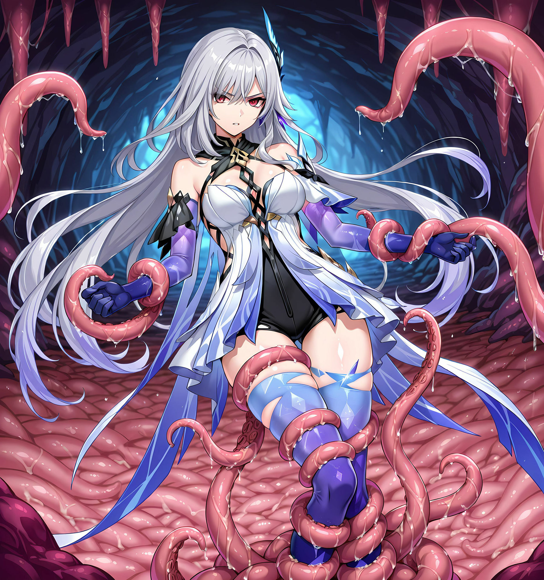 サンプル画像3:スカーク洗脳丸呑み悪堕ち〜淫魔化搾精〜(ochiruevil) [d_622775]