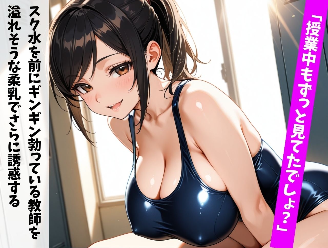 サンプル画像5:爆乳妹ちゃんはキモデブ教師チンポにメロメロ(どまんなか) [d_622781]