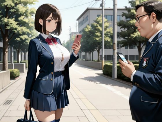 サンプル画像1:淫乱学園  パパ活する教え子をわからせ(つるむち屋) [d_622785]