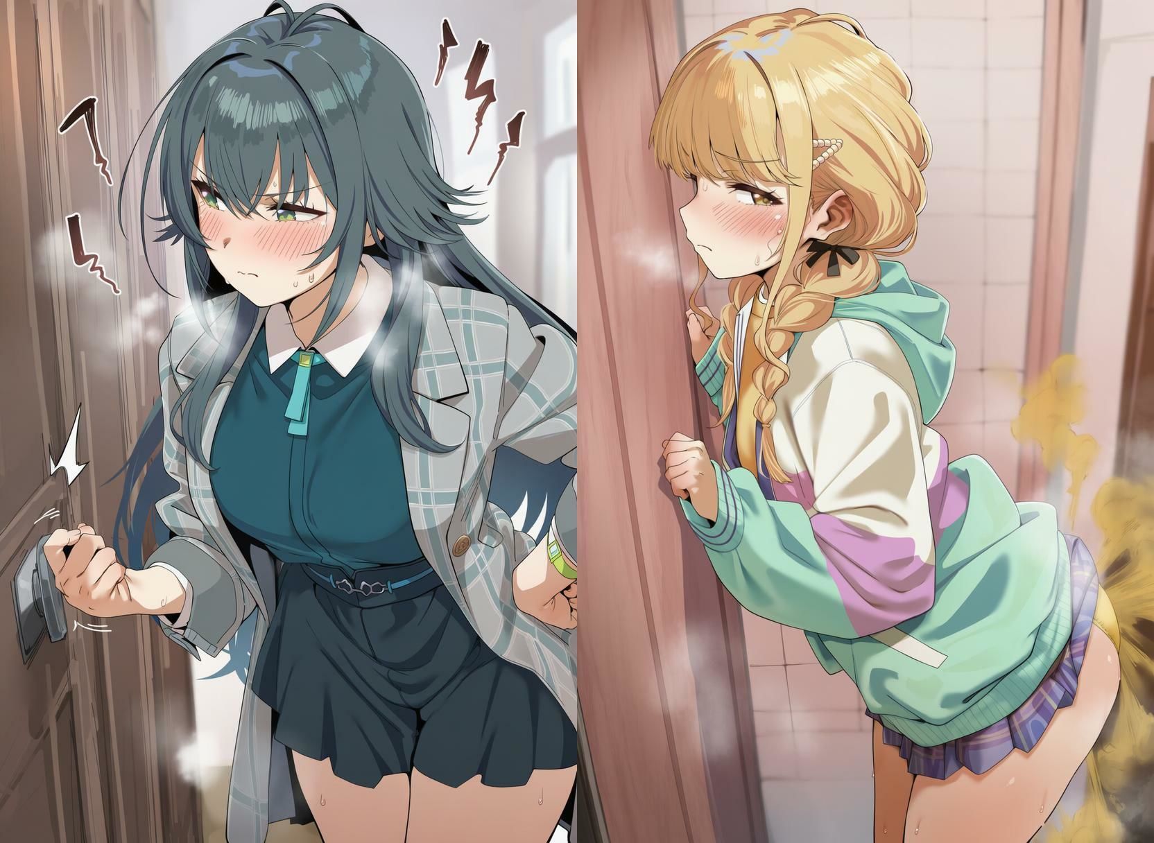 サンプル画像3:学園アイドル〇スター 脱糞スカトロCG集 500枚(スカトロ工房) [d_622843]