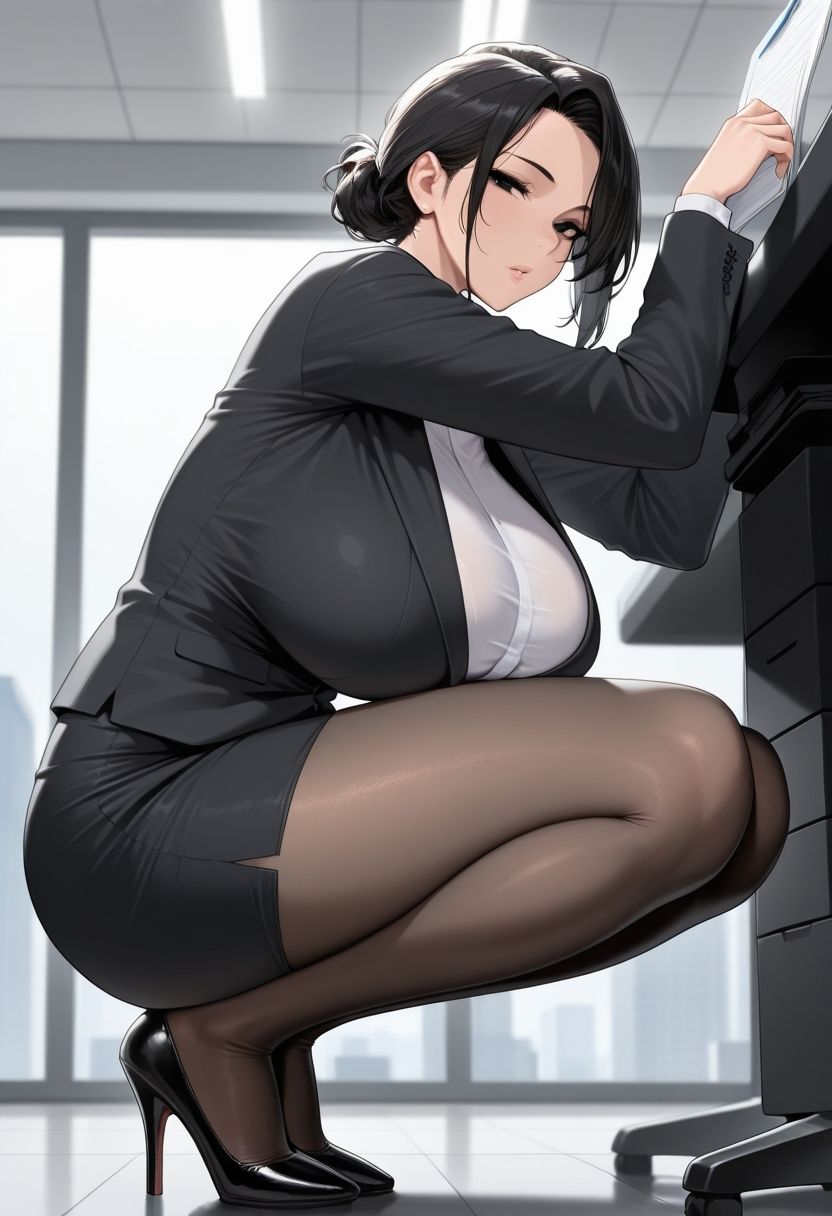 肉感人妻上司に種付け 画像1