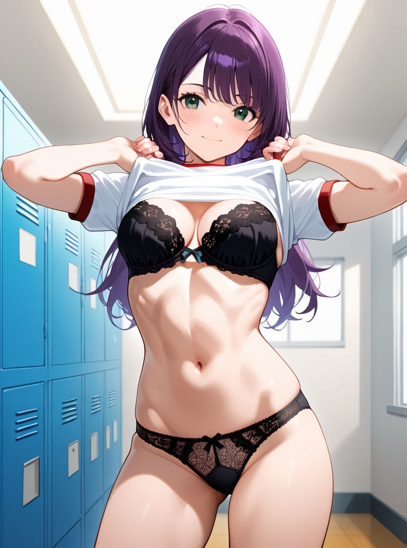 サンプル画像4:『濡れ透け図鑑 – 体育着編 B組』〜元気でちょっと活発な女の子たち〜(月夜にだけ許されること) [d_622956]