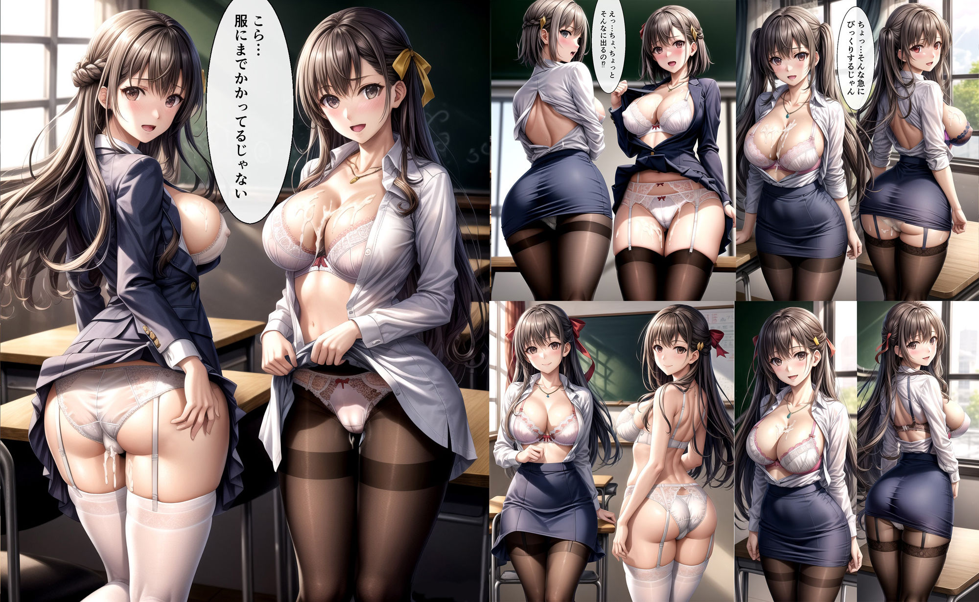 中出し孕ませ総集編 画像2