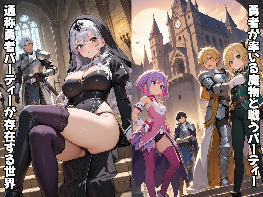 サンプル画像1:勇者のパーティー日常編＆敗北編（CG500枚）(ふぇっちずむ) [d_623121]