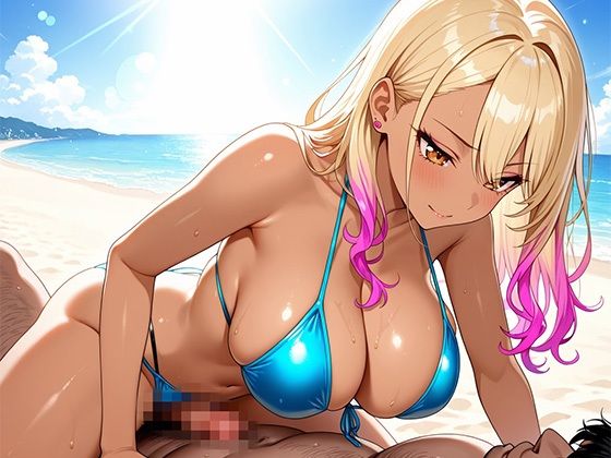 サンプル画像3:爆乳ビキニギャル〜夏のビーチでハメまくる〜(ぴんくましゅまろ) [d_623266]