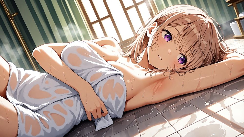 サンプル画像6:高級リゾートで秘密の個人レッスン！爆乳ダブルモデル孕ませ撮影【4K】(御一堂) [d_623314]