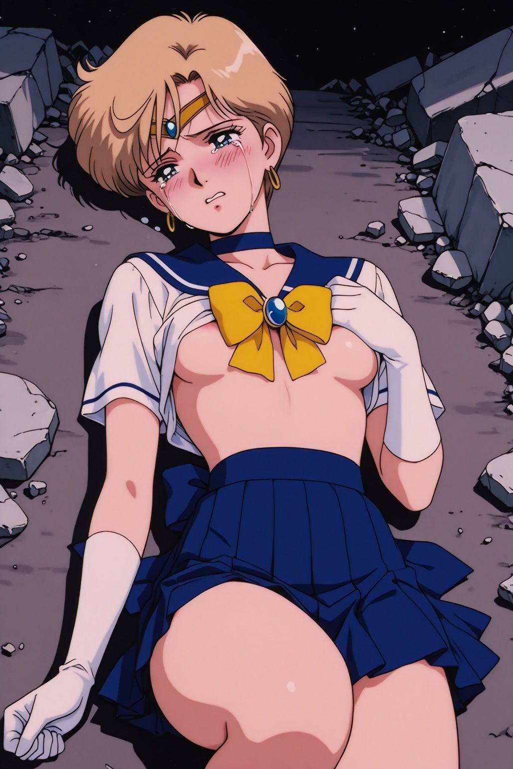 サンプル画像4:敗北ヒロイン 美少女戦士ウラヌスの陥落(ファルコンα) [d_623482]