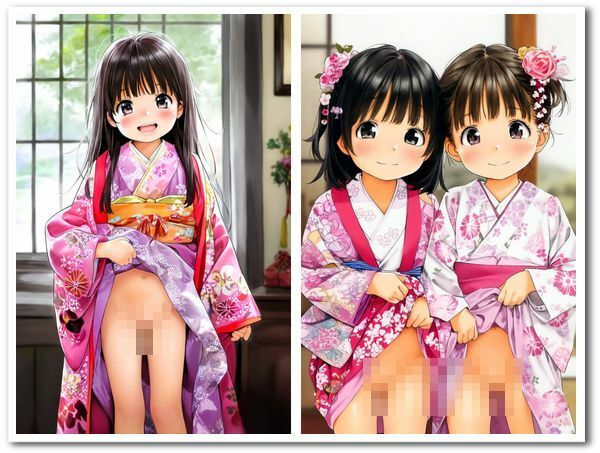 サンプル画像4:『着物は、はいてないんだよ・・』(STUDIO『よっしー』) [d_623486]