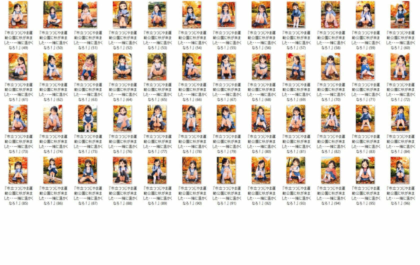 サンプル画像6:『市立つつじやま運動公園に秋が来ました・・一緒に温かくなろ！』(STUDIO『よっしー』) [d_623528]