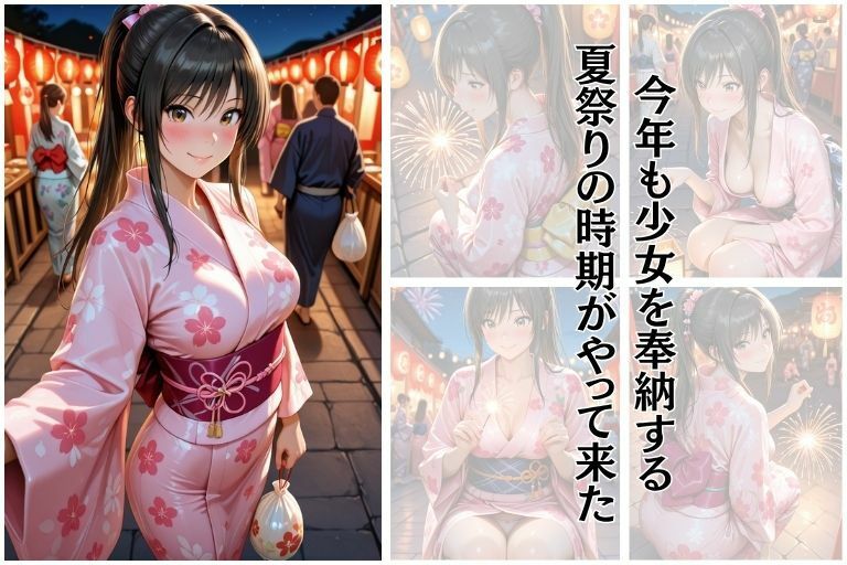 サンプル画像1:夏祭り  古●川唯編(あい倶楽部) [d_623574]