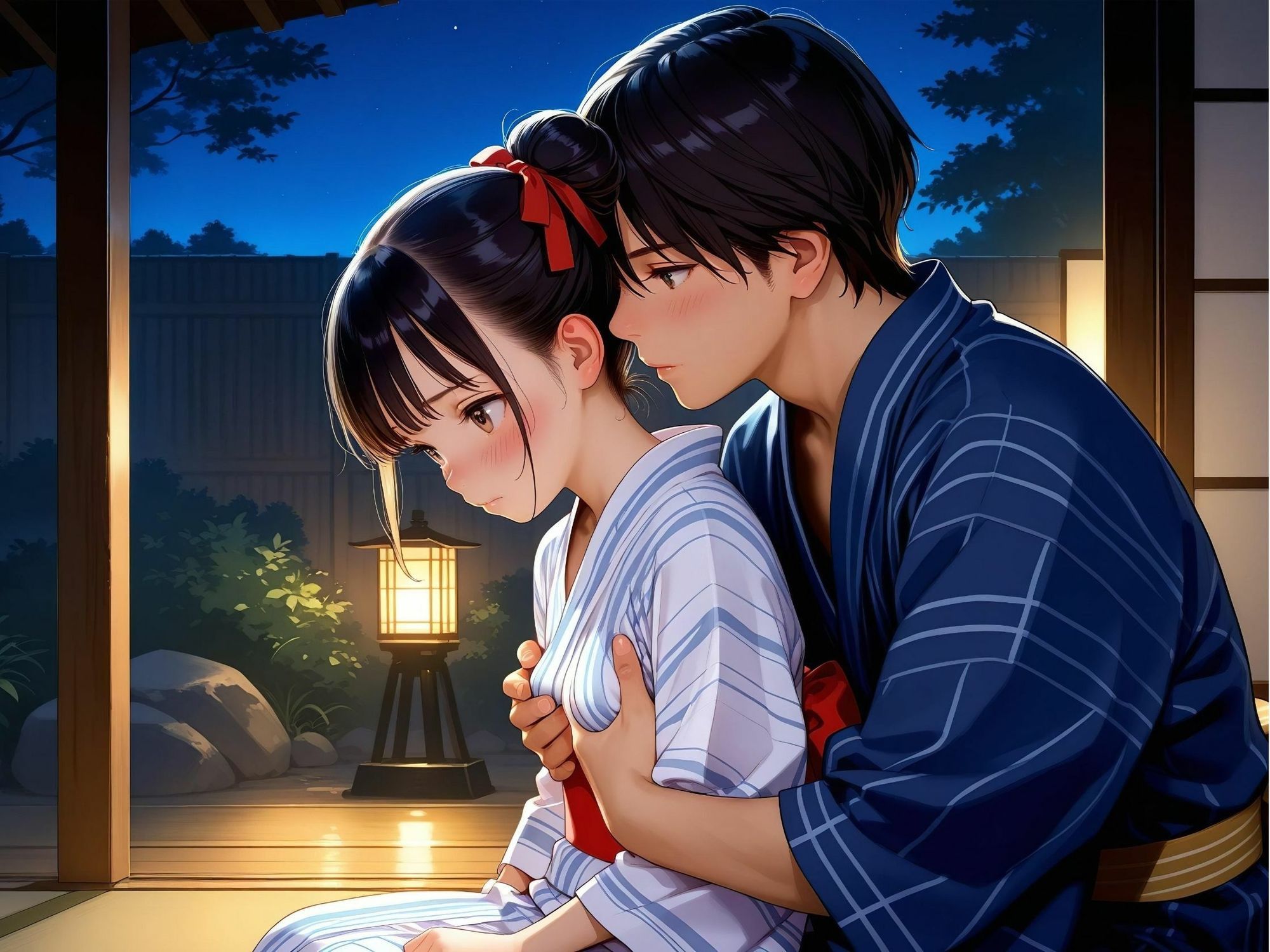 サンプル画像4:お兄ちゃんが望むなら〜幼なじみじゃいられない浴衣ごと抱きしめた夏祭りの夜編〜(ロリ大魔神) [d_623598]