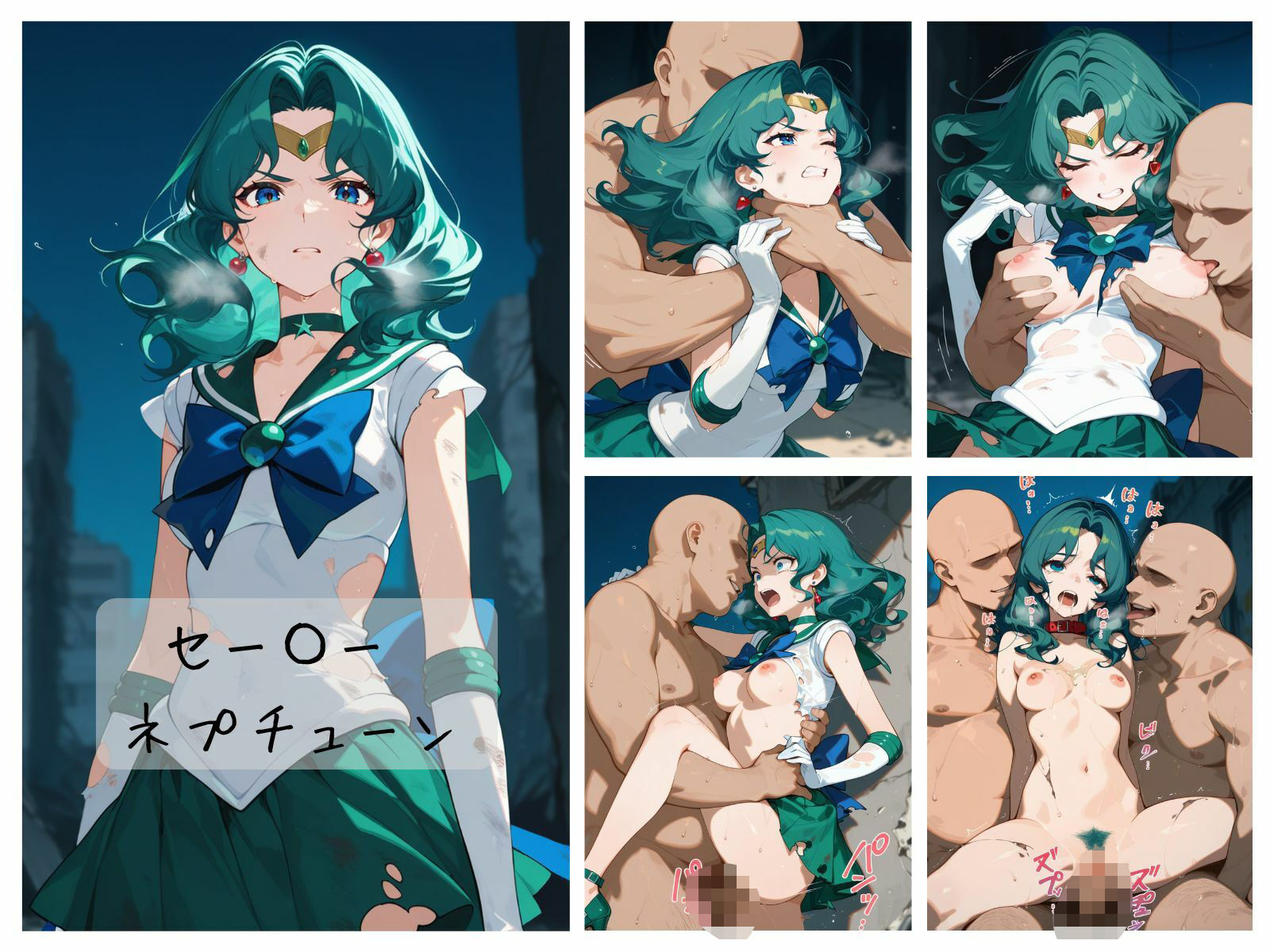 サンプル画像3:美少女戦士敗北まとめ 外部太陽系戦士編(memento森) [d_623704]