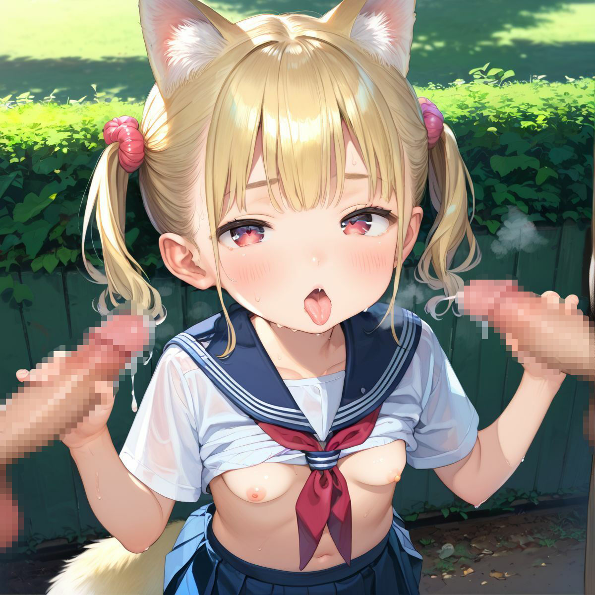 発情!ちっぱいケモ娘たちの日常01 - hitomi raw無料エロ漫画(同人誌)サンプル画像 002