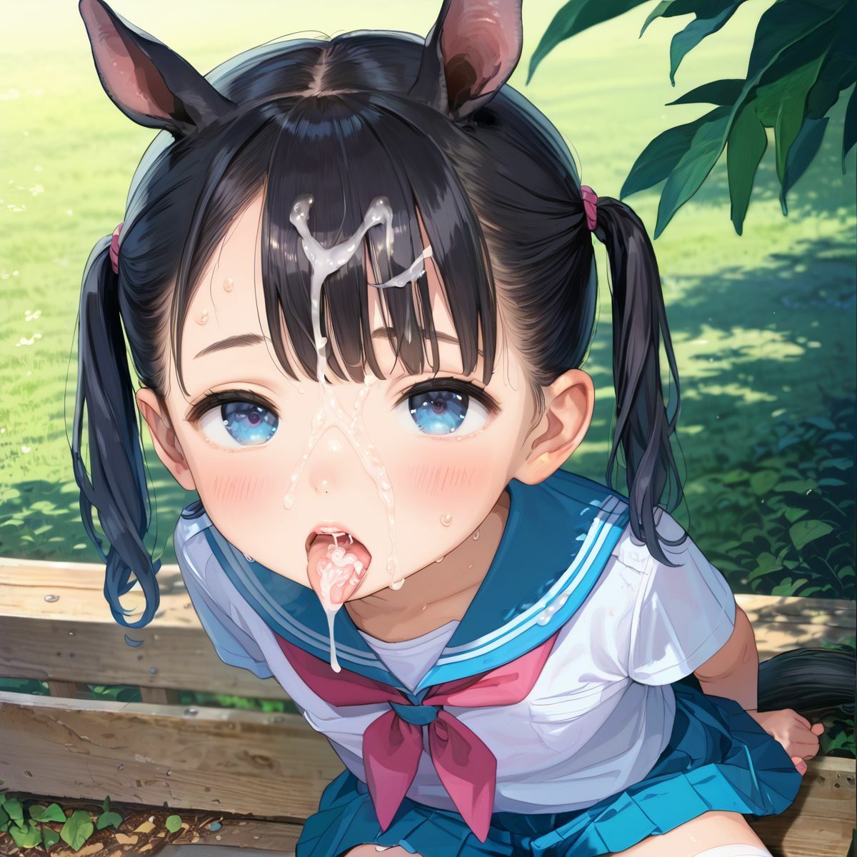 サンプル画像2:発情！ちっぱいケモ娘たちの日常03(ぷにあな) [d_623737]