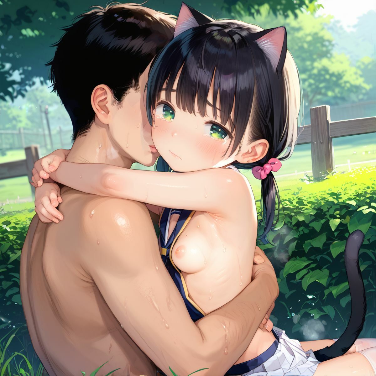 発情！ちっぱいケモ娘たちの日常051