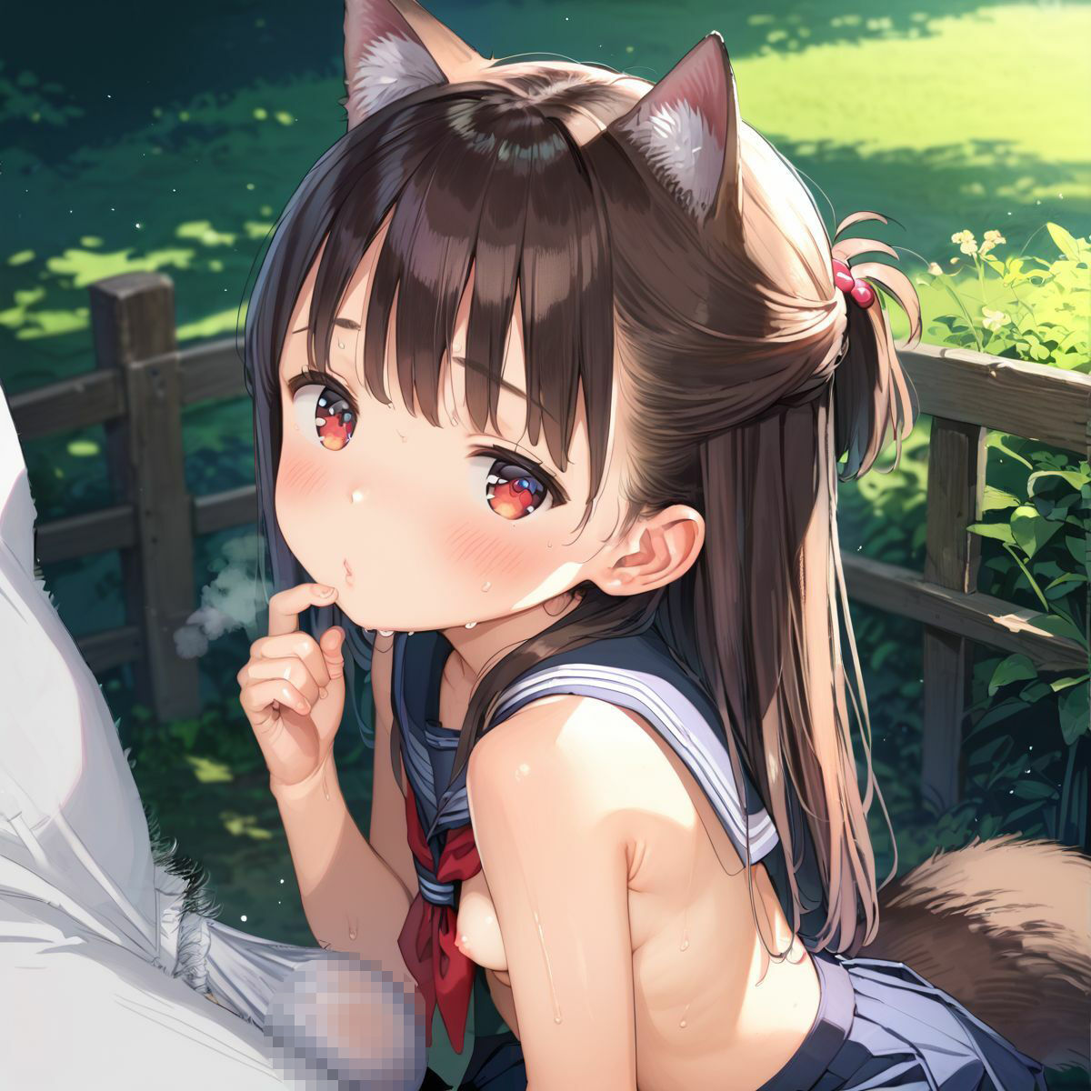 発情！ちっぱいケモ娘たちの日常052