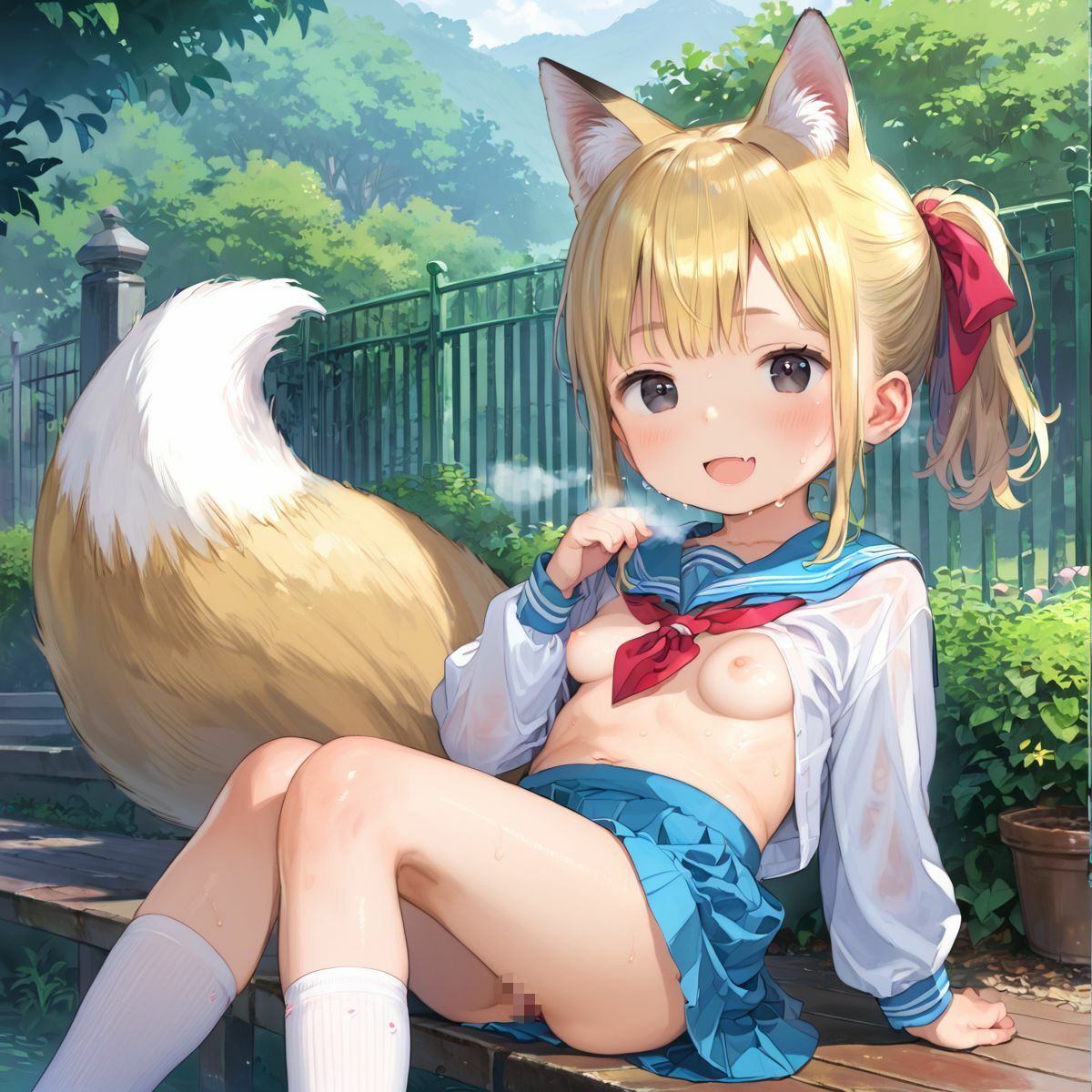 発情！ちっぱいケモ娘たちの日常053