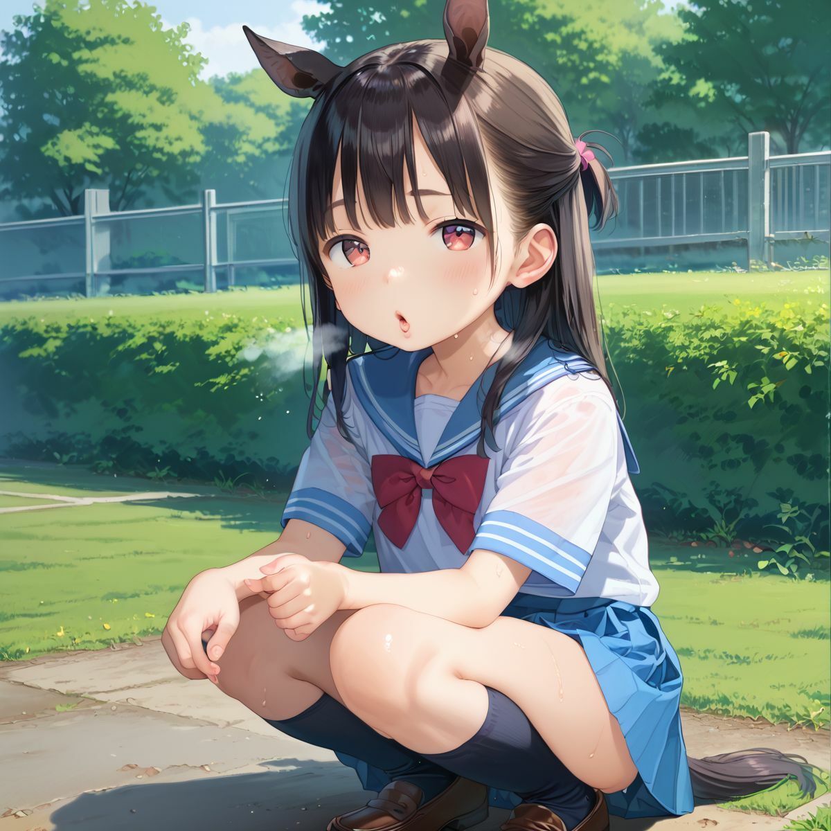 発情！ちっぱいケモ娘たちの日常055