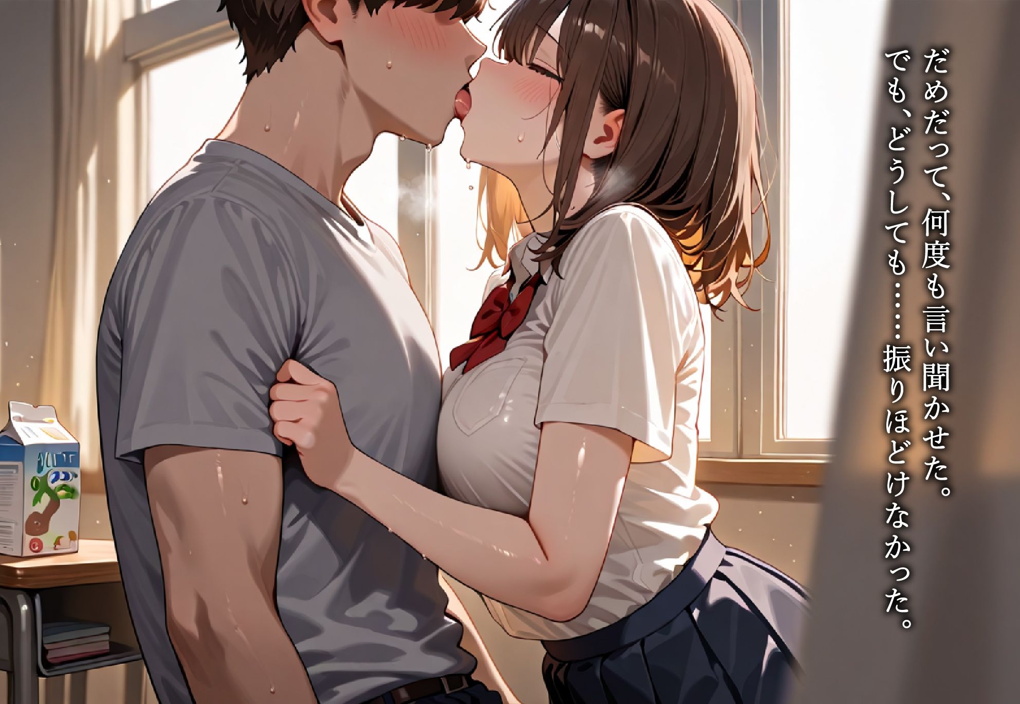 サンプル画像4:発情期女子校生 快感教室セックス(とろ〜り蜂蜜) [d_623801]