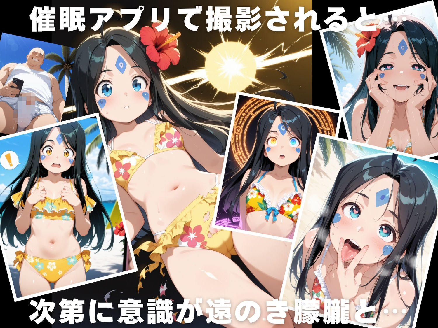 サンプル画像2:【催●・水着・妊娠】ス●ルド(光輪エトランゼ) [d_623851]