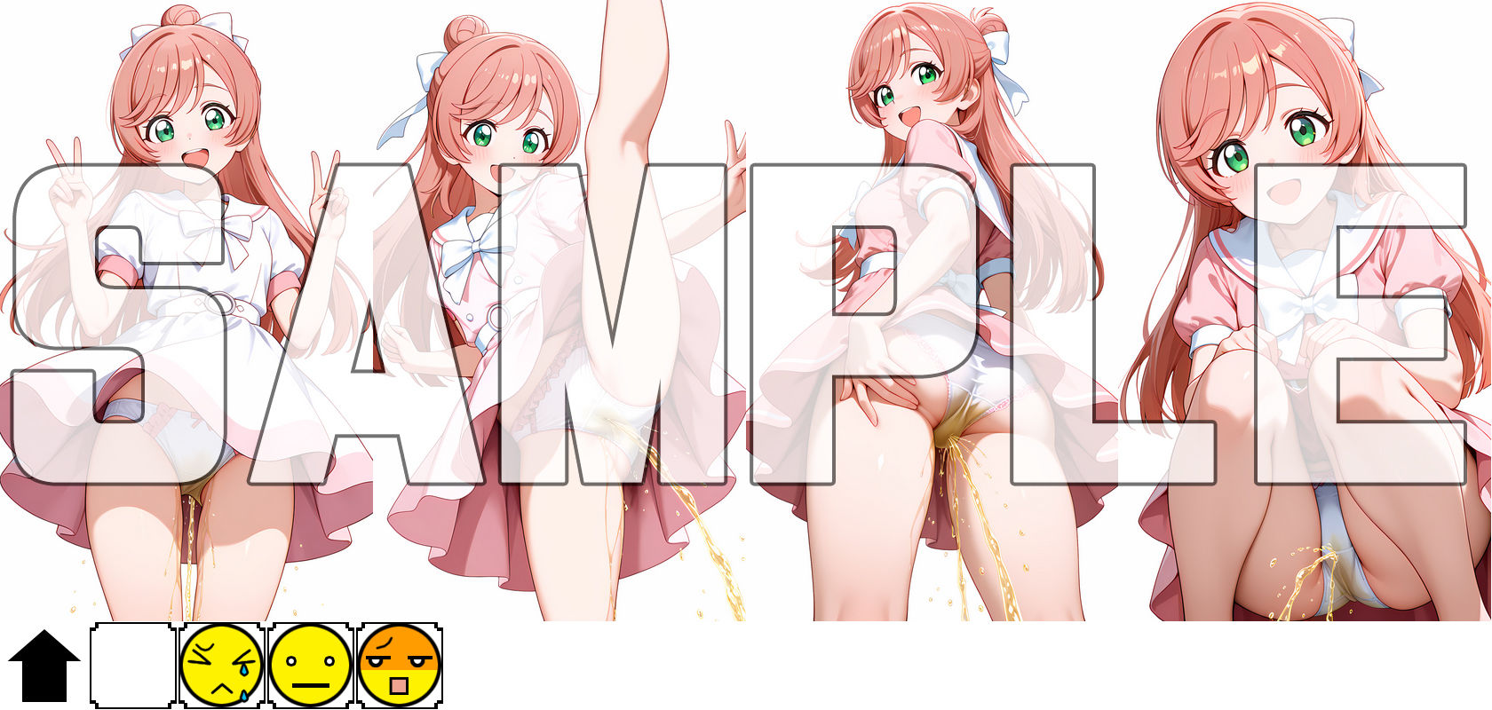 サンプル画像2:オモシューAI おしっこお漏らしするヒロイン003(牡丹桜) [d_623883]