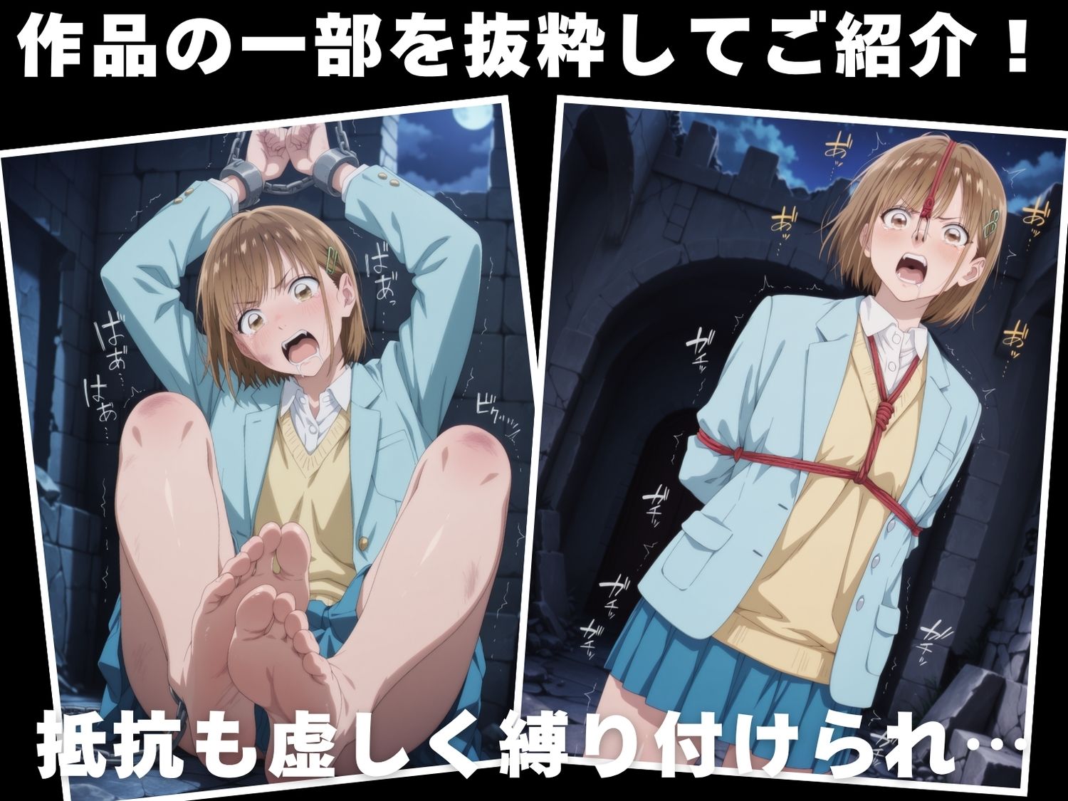 サンプル画像1:【調教・拘束・触手】鹿● 千夏(ときめきダブルス) [d_623884]