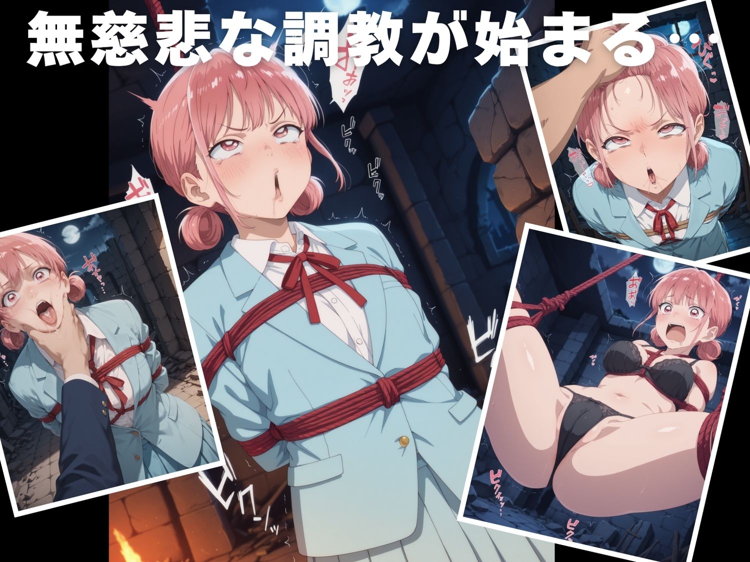 サンプル画像2:【調教・拘束・触手】蝶● 雛(ときめきダブルス) [d_623889]