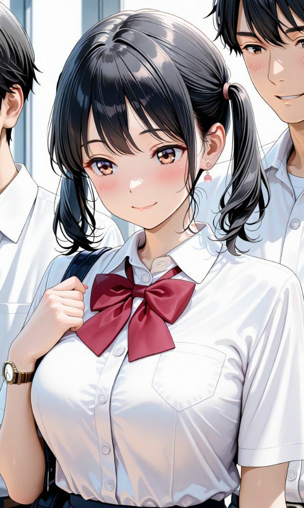 サンプル画像1:転校初日に同級生に調教されるお話。(こねこスタジオ) [d_623895]