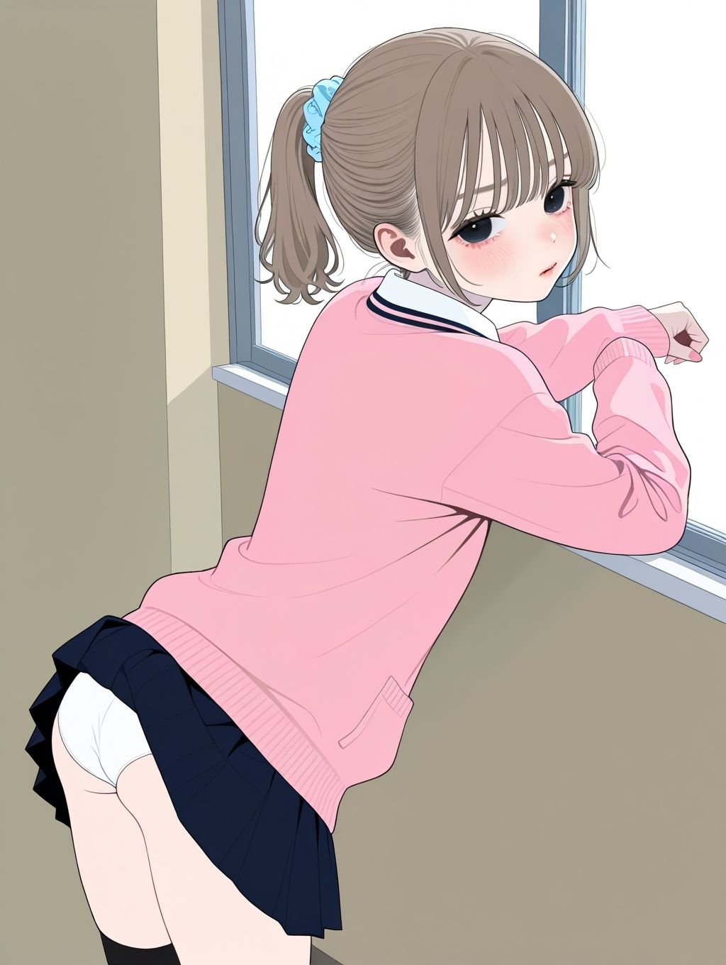 サンプル画像3:2年xx組SIROP-制服女子たちの白パン-(2年xx組) [d_623929]