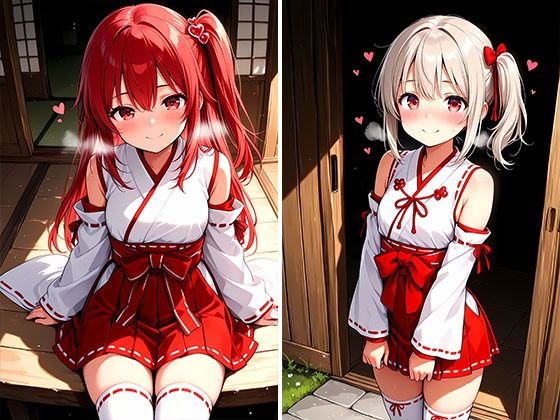 サンプル画像2:ミニスカ巫女達のえっちなお祓いサービス Part2(おしごと?コレクション) [d_623934]