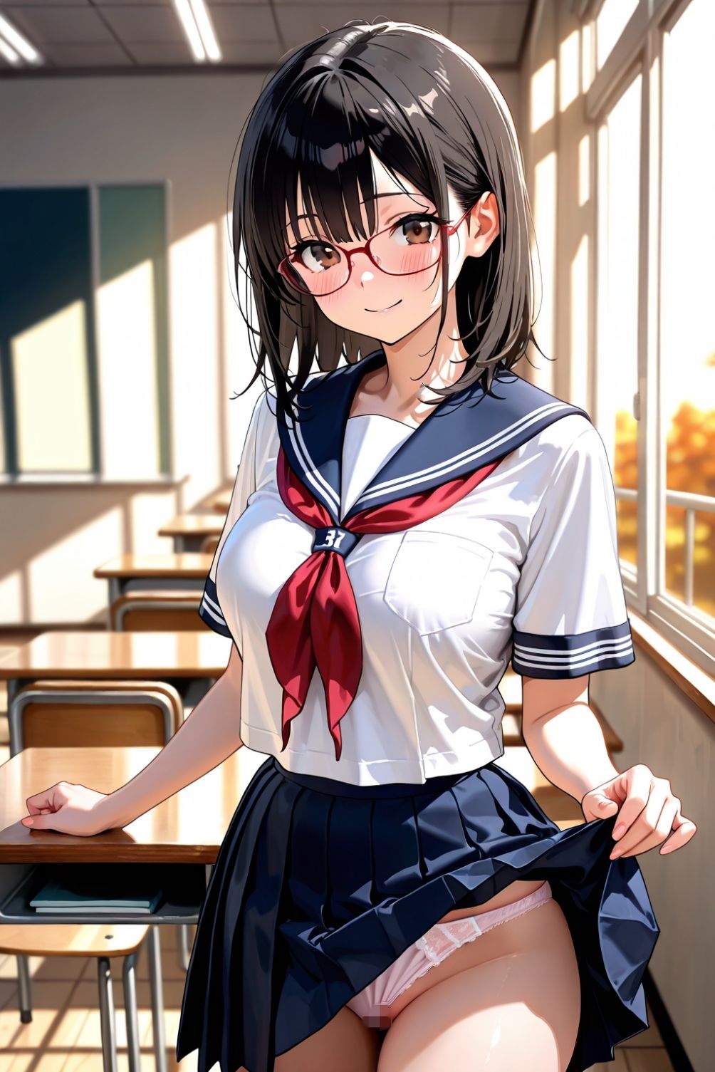 サンプル画像2:地味子が放課後はヤバいって噂(欲望の花園) [d_624000]