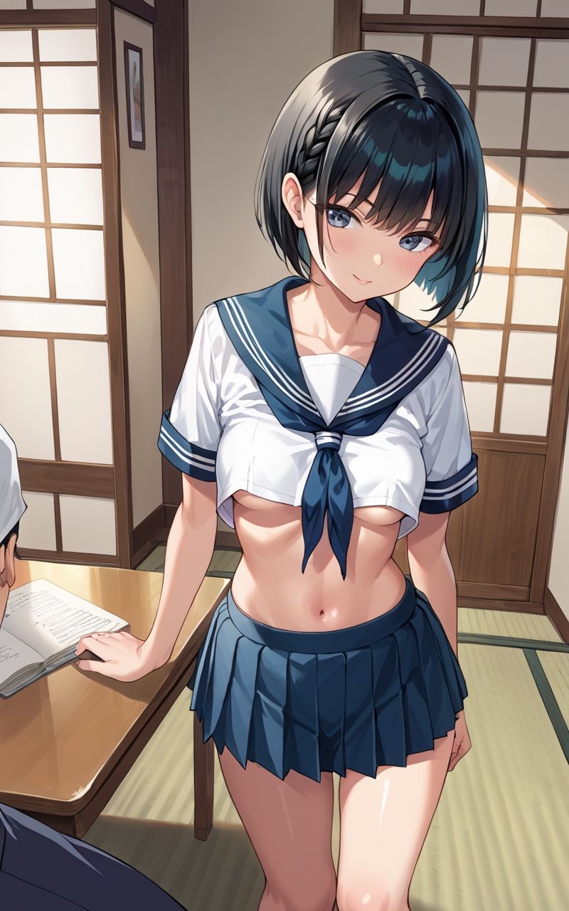 サンプル画像1:意外にも清楚系女子がエロい件(とろみん) [d_624014]