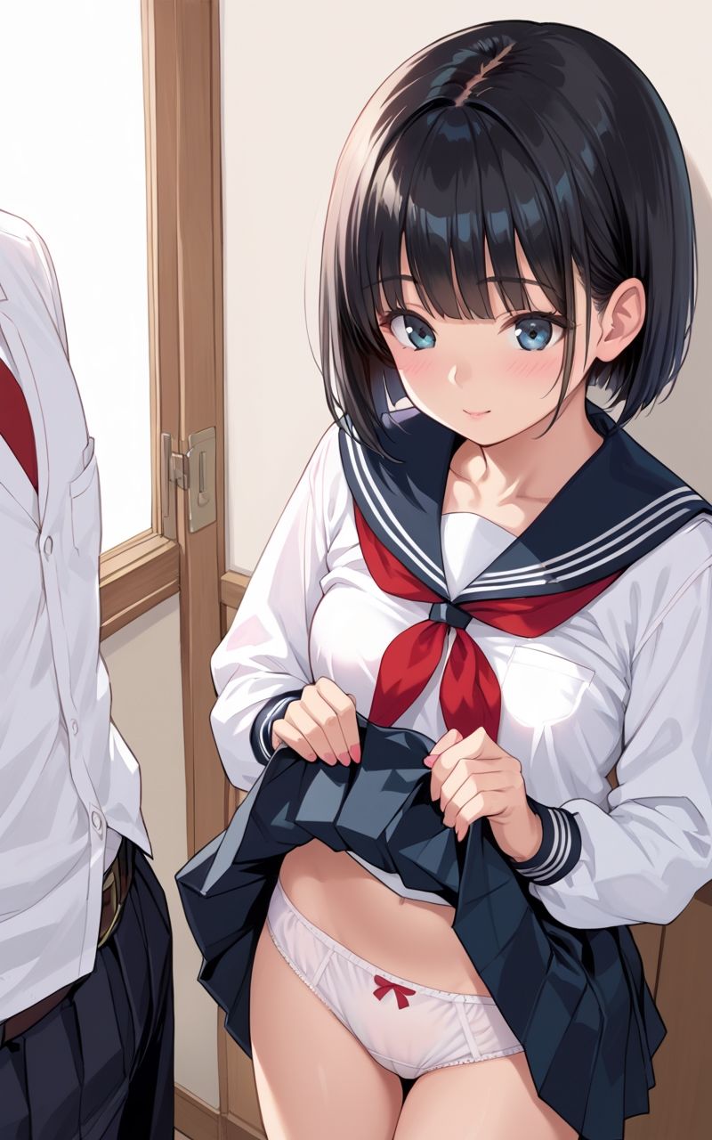 サンプル画像2:意外にも清楚系女子がエロい件(とろみん) [d_624014]