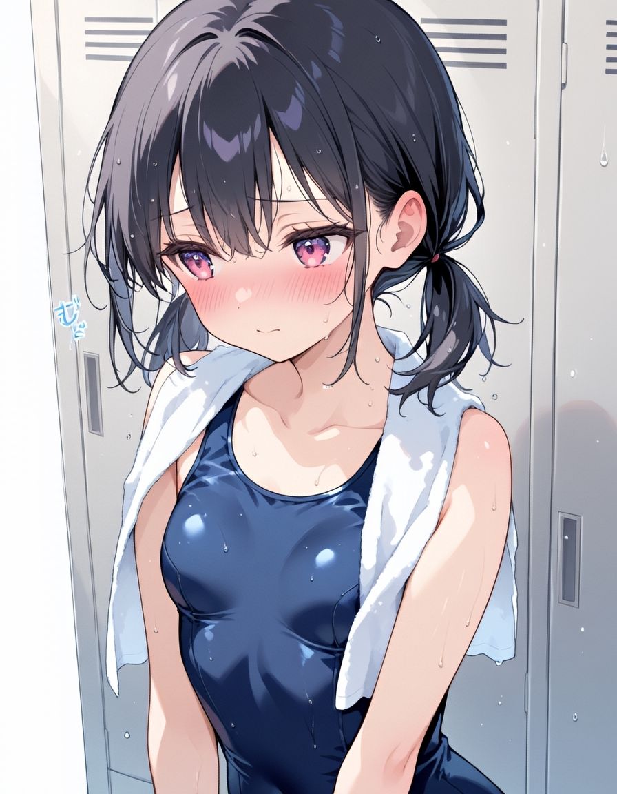 サンプル画像2:『黒髪カノジョと、ひみつのなつやすみ。vol.3』〜部活で覗いた、君の秘密 〜(ひかるーな) [d_624063]