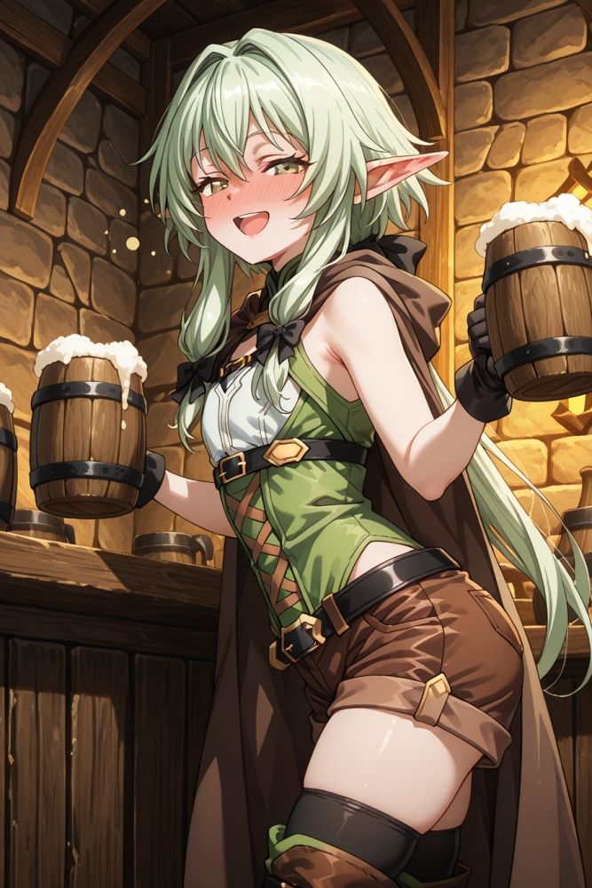 サンプル画像1:冒険者にはよくある明暗話「妖精弓手」(晩のおかず) [d_624068]