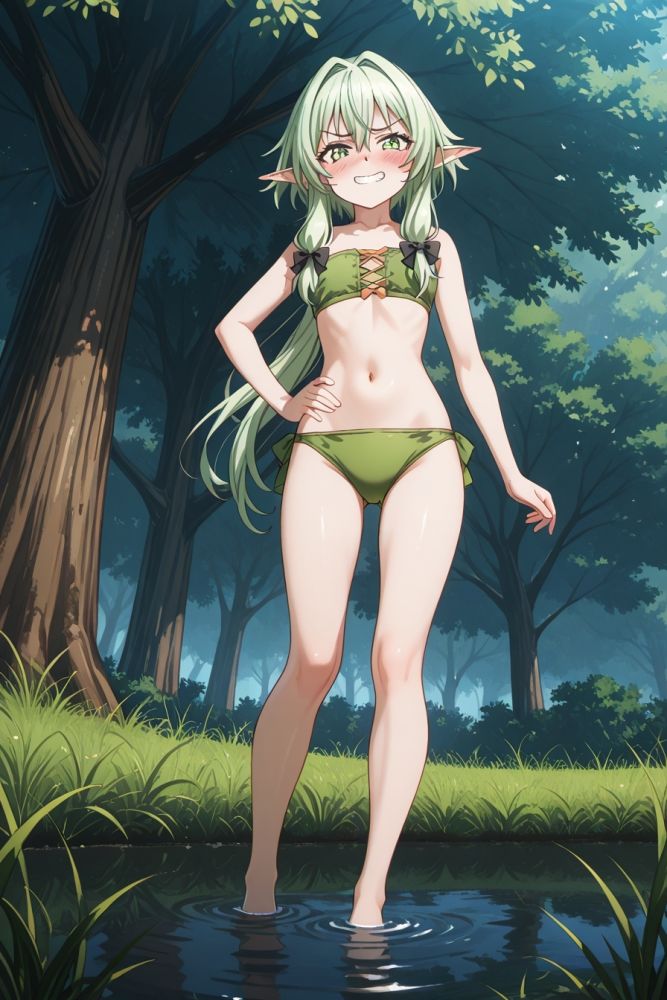 サンプル画像3:冒険者にはよくある明暗話「妖精弓手」(晩のおかず) [d_624068]