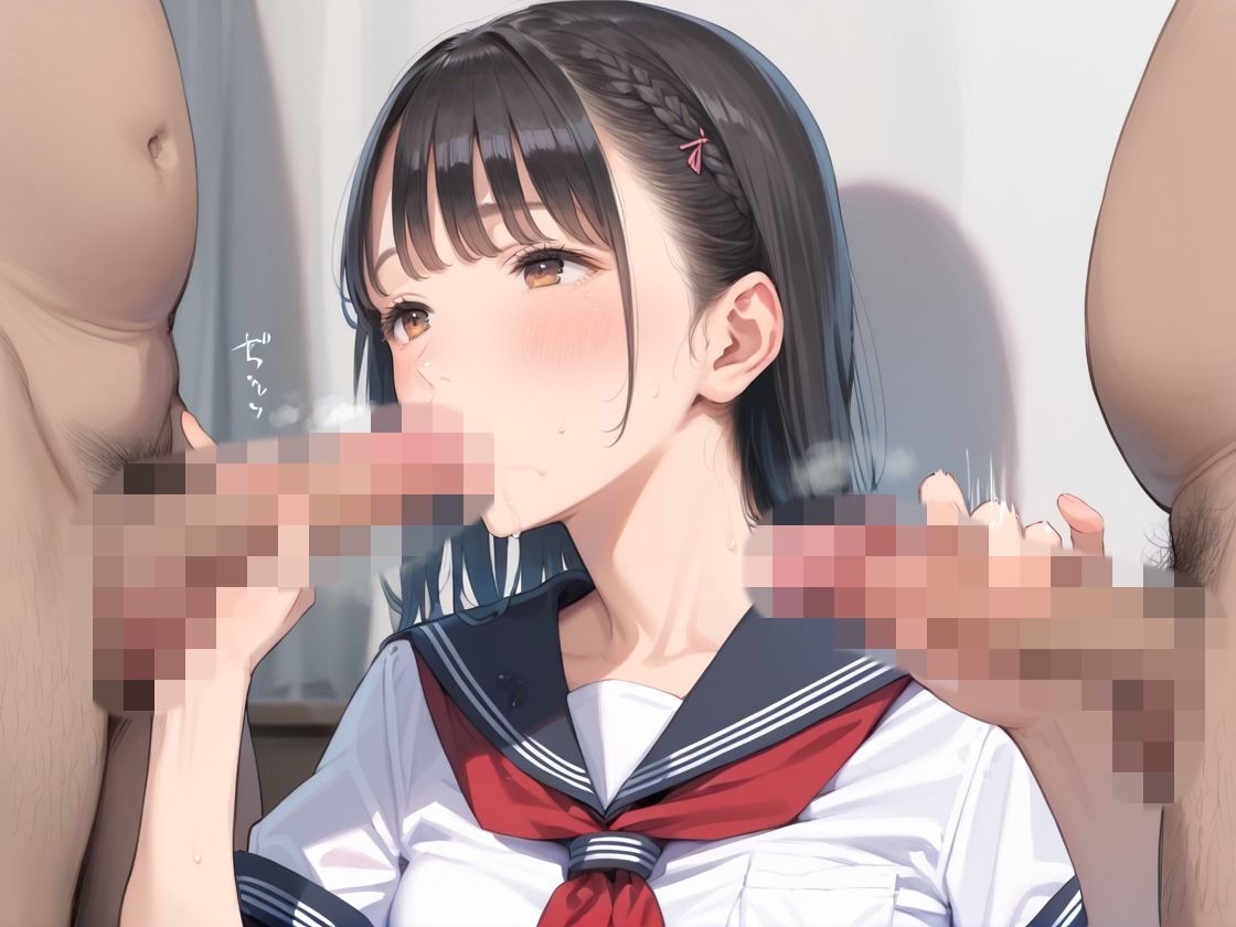 サンプル画像3:お嬢様学校の生徒に目隠し性感レッスン(あかりんご) [d_624085]