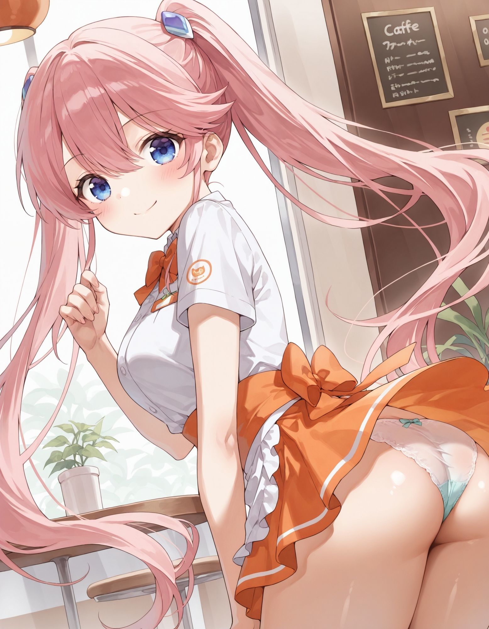 サンプル画像2:紫〇寺謳華のパンチラ〜ウェイトレス編〜(D.P.H.) [d_624160]