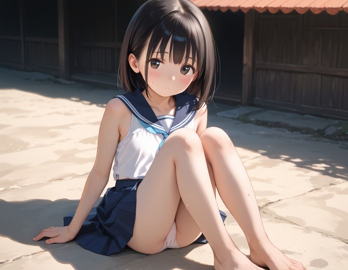 海ナンパで素人ロリをお持ち帰り 画像8