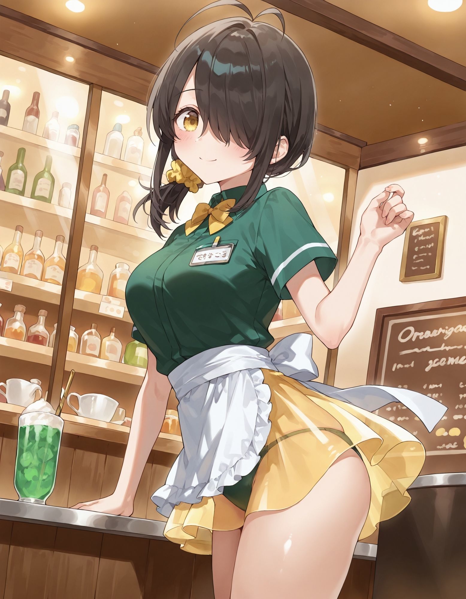 紫〇寺ことののパンチラ〜ウェイトレス編〜 画像1