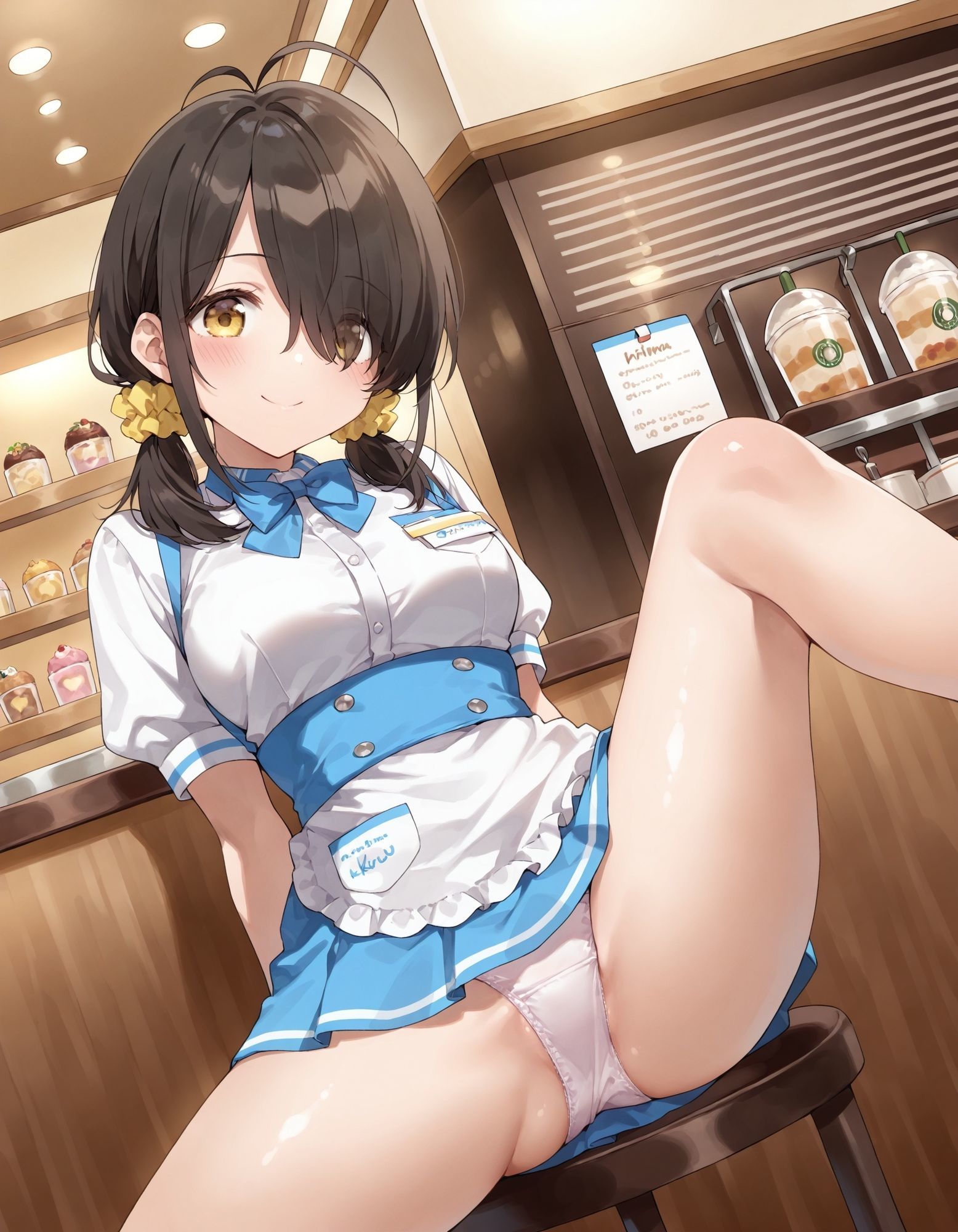 サンプル画像4:紫〇寺ことののパンチラ〜ウェイトレス編〜(D.P.H.) [d_624163]