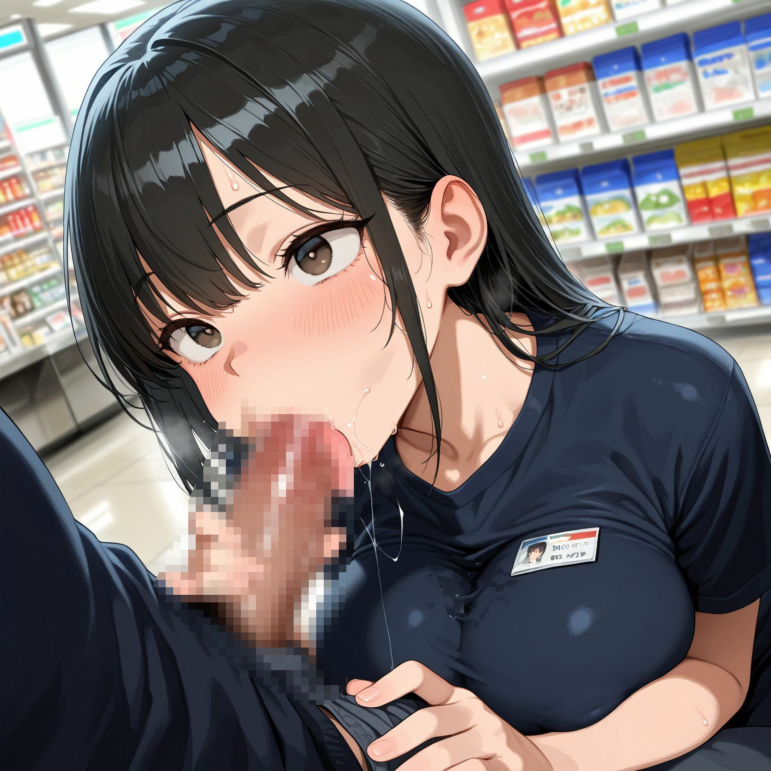 サンプル画像5:爆乳女子とのドキドキSEX！？  夜間コンビニ偏(ょう 出版) [d_624249]