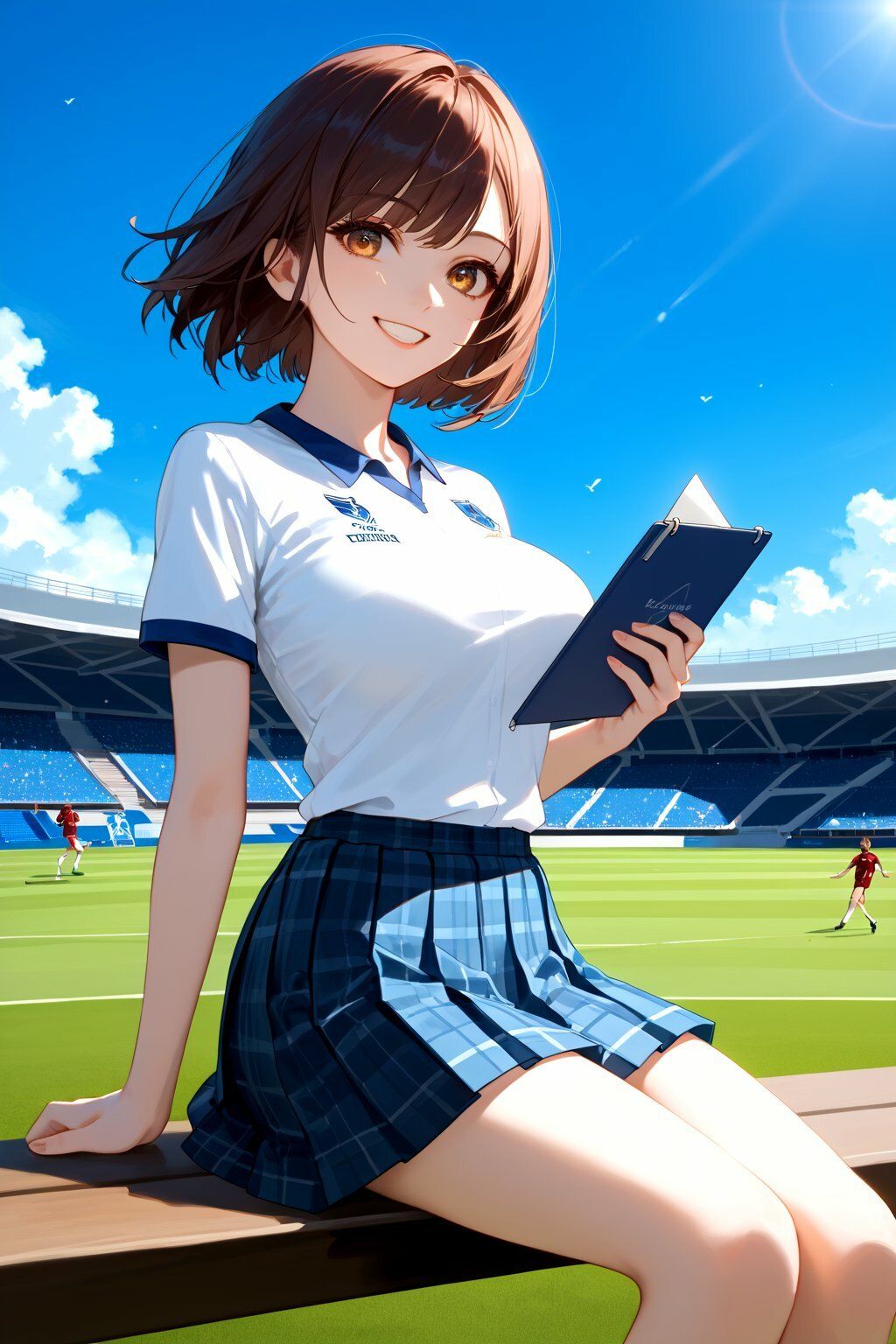 サンプル画像2:ハレンチ学園にようこそ！〜サッカー部の女子マネは、僕たちの性処理係〜(ちゃっぷす) [d_624261]