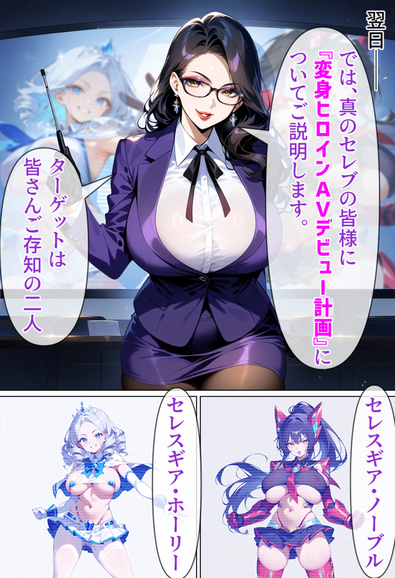 神聖戦姫セレスギア〜絶対服従!!AV契約魔法の罠〜 2枚目